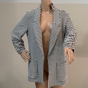 Jones New York Black Stripe Blazer New with Tags Size Large